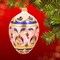 Miss Christmas 5.0 Inch Pink & Purple Fabrege Egg Christmas Tree Ornament , Christmas Decor